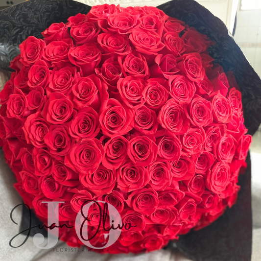 Bouquet 100 rosas